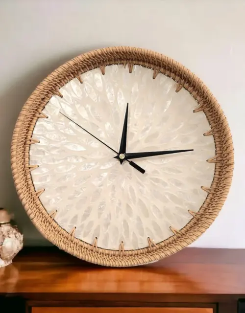 Maximalist Decor Wall Clock - Unique and Silent Clocks for Wall - 12 Inches