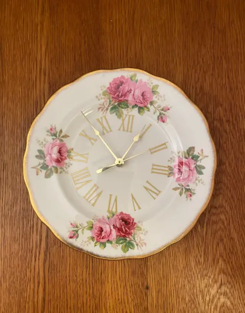 Royal Albert American Beauty Large Wall Clock