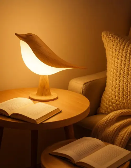 Modern Bird-Shaped Night Light