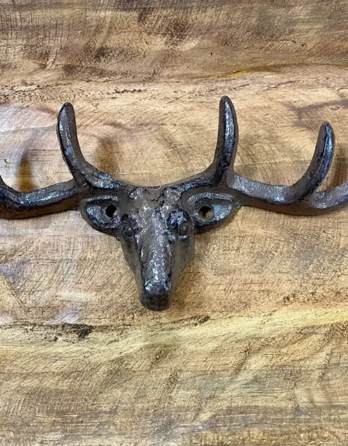 Deer Antler Key Holder Hooks (Cast iron)