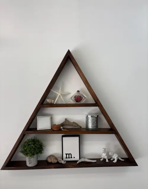 Handcrafted Triangle Shelf